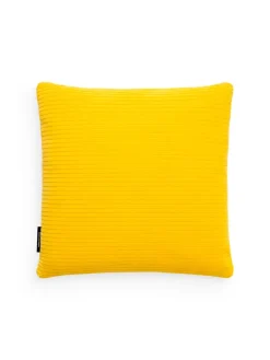 Kvadrat Phlox Cushion i gul, 45 x 45 cm fra> Puder Og Plaider|Puder