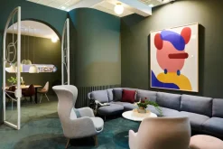 Fritz Hansen Piet Hein A222 Sofabord, Ø75 cm fra><noscript><img width=