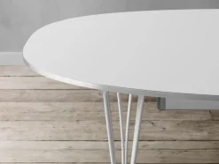 Fritz Hansen Piet Hein B619 Superellipse udtræksbord, 180/300 x 120 cm fra><noscript><img width=
