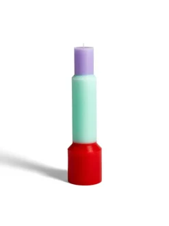 HAY Pillar lys, XL red fra> Stearinlys