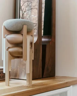 Fredericia Furniture Pioneer Stool, lacquered oak/zero 0001 fra><noscript><img width=