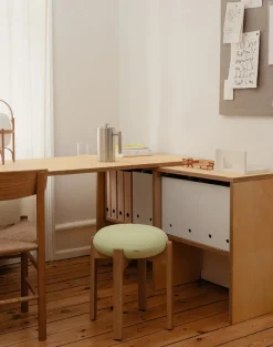 Fredericia Furniture Pioneer Stool, smoked oak/primo 86 fra><noscript><img width=