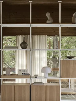 String Furniture Pira G2 Floor-to-Ceiling Shelving Bundle C fra String><noscript><img width=