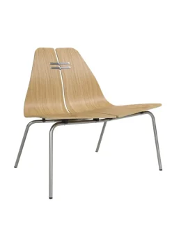 Fritz Hansen PK23 Lounge Chair, black/steel af Poul Kjærholm><noscript><img width=
