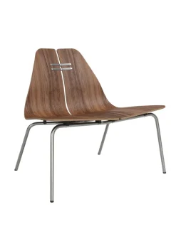 Fritz Hansen PK23 Lounge Chair, black/steel af Poul Kjærholm><noscript><img width=