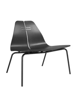 Fritz Hansen PK23 Lounge Chair, oak/steel af Poul Kjærholm><noscript><img width=