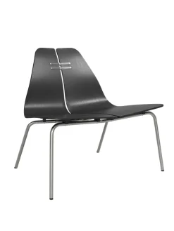 Fritz Hansen PK23 Lounge Chair, walnut/steel af Poul Kjærholm><noscript><img width=