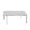 Fritz Hansen PK61 Sofabord Jubilæumsudgave, grey-white marmor af Poul Kjærholm> Sofaborde