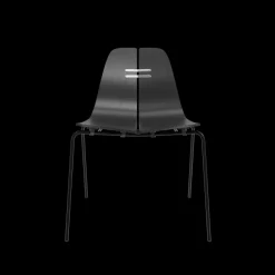 Fritz Hansen PK3 spisebordsstol, sort ask af Poul Kjærholm><noscript><img width=