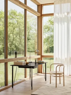 Fritz Hansen PK15 Stol, sortfarvet ask af Poul Kjærholm><noscript><img width=