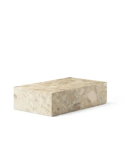 Audo Copenhagen Plinth Low White Carrara marmor fra><noscript><img width=