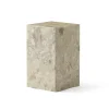 Audo Copenhagen Plinth Tall Sand Kunis Breccia marmor fra> Sideborde Og Små Borde
