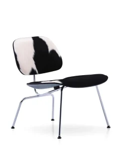 Vitra Plywood Group LCM, sort ask/koskind fra> Loungestole|Lænestole