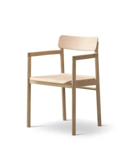 Fredericia Furniture Post Spisebordsstol, eg lys olie fra><noscript><img width=