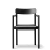 Fredericia Furniture Post Spisebordsstol, eg sort lak fra> Spisebordsstole