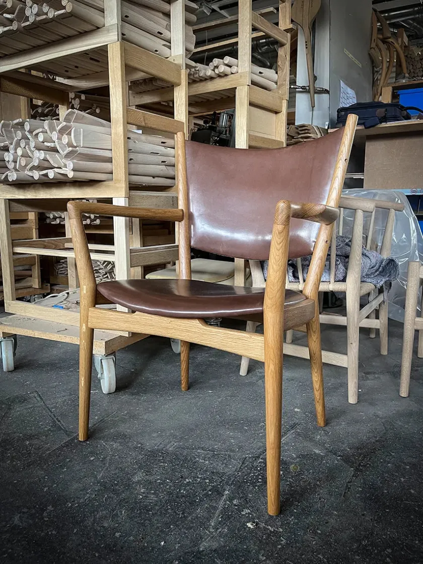 PP Møbler PP240 Konferencestol af Hans J. Wegner> Spisebordsstole