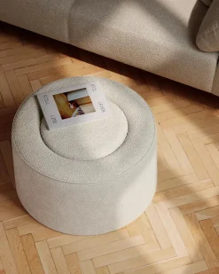 Woud Praline Pouf, Ø 122 cm fra><noscript><img width=