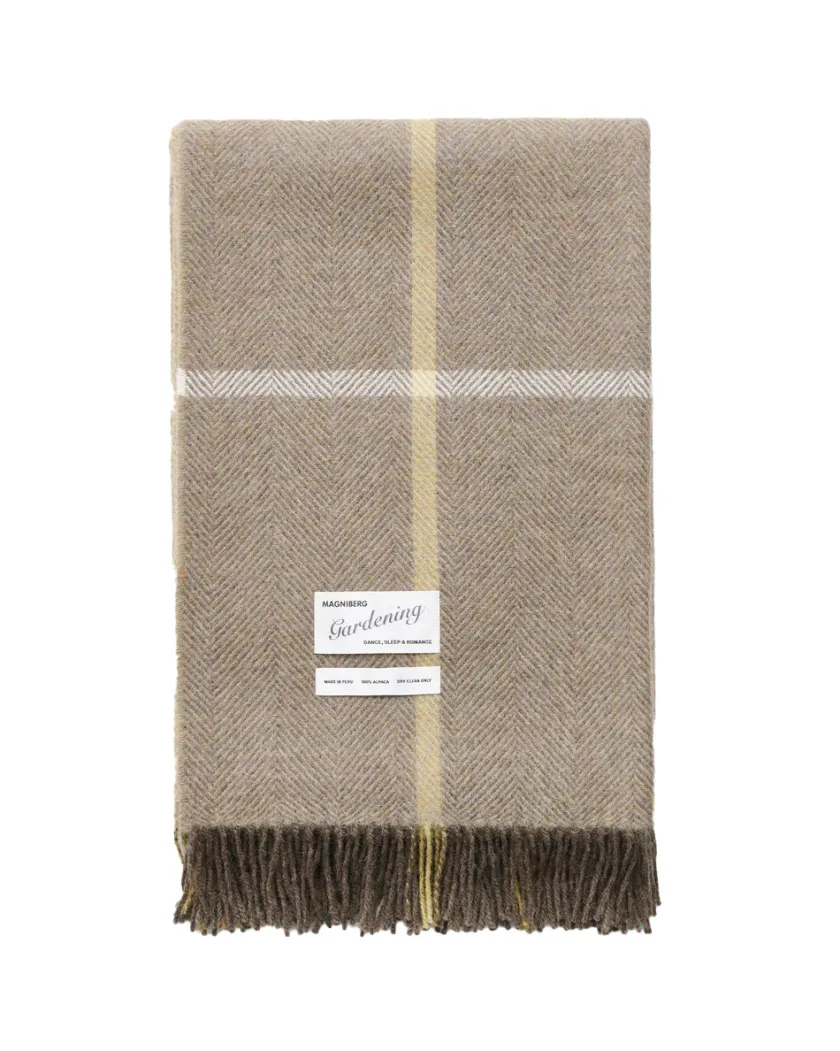 Magniberg Princess blanket - Saffron brown fra> Gaver Til Hende|Puder Og Plaider
