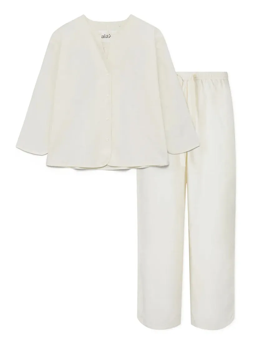 Aiayu Pyjamas Poplin, blue eyes fra> Gaver Til Hende|Tøj