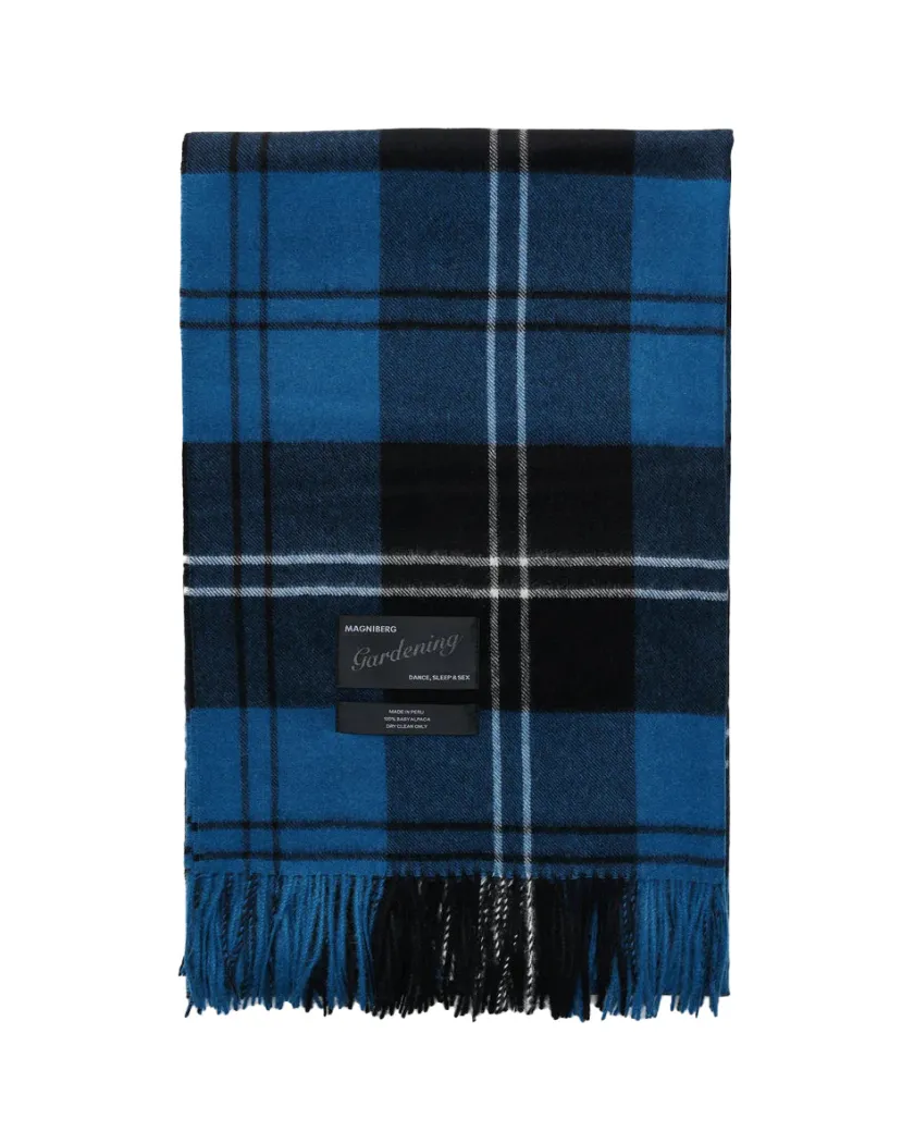 Magniberg Queen blanket - Scottish green tartan fra> Gaver Til Hende|Puder Og Plaider