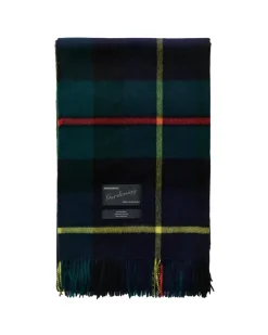 Magniberg Queen blanket - Volvo blue tartan fra><noscript><img width=