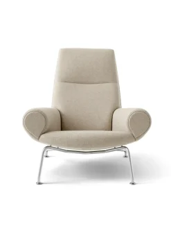 Fredericia Furniture Queen Lænestol af Hans J. Wegner> Loungestole|Lænestole