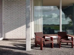 HAY Quilted sædehynde til Crate Loungechair, Iron Red fra><noscript><img width=