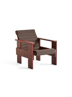 HAY Quilted sædehynde til Crate Loungechair, Iron Red fra><noscript><img width=