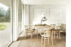 Thonet 210R Armstol, bøg fra> Spisebordsstole