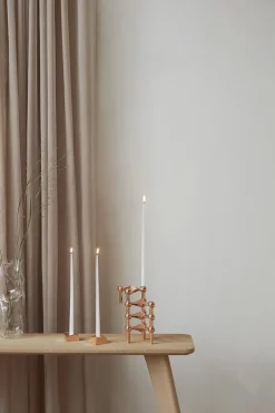 STOFF Nagel Reflect Lysestage, sort krom fra><noscript><img width=