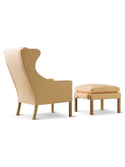 Fredericia Furniture Øreklapstolen af Børge Mogensen> Lænestole