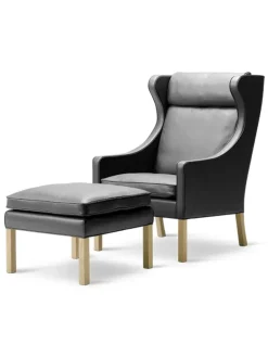 Fredericia Furniture Øreklapstolen af Børge Mogensen><noscript><img width=
