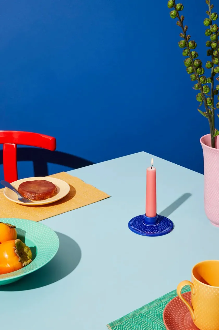 Lyngby Porcelæn Rhombe Kronelysestage fra> Lysestager