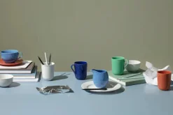 Lyngby Porcelæn Rhombe krus m. hank, blå fra><noscript><img width=