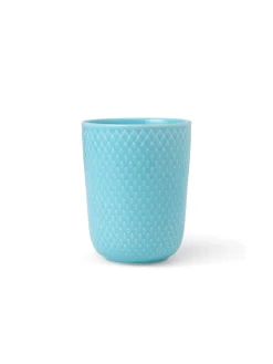 Lyngby Porcelæn Rhombe krus, turkis fra> Service