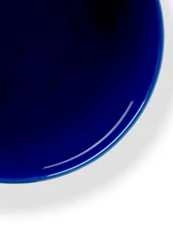 Lyngby Porcelæn Rhombe skål, blå Ø17,5 fra><noscript><img width=