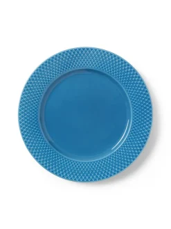 Lyngby Porcelæn Rhombe tallerken, sand Ø27 cm fra><noscript><img width=