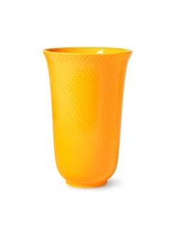 Lyngby Porcelæn Rhombe vase, rosa fra><noscript><img width=