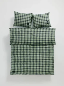 Magniberg Rodeo Duvet Cover, neon yellow check fra><noscript><img width=