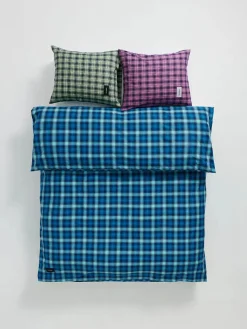 Magniberg Rodeo Duvet Cover, neon yellow check fra><noscript><img width=
