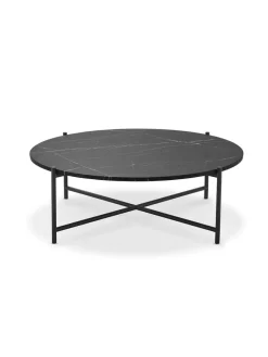 Handvärk Round Coffee Table 90, sort marmor fra HANDVÄRK> Sofaborde
