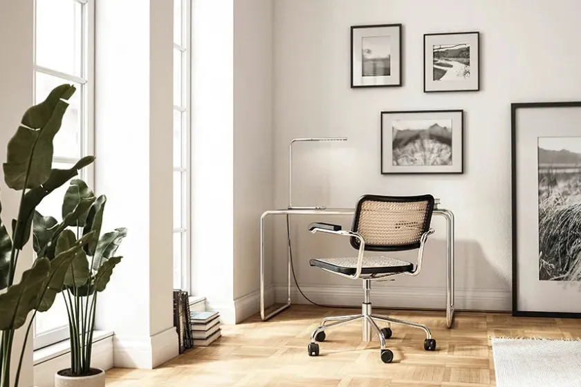 Thonet S 64 VDR Kontorstol, bøg fra> Kontorstole