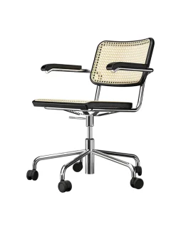 Thonet S 64 VDR Kontorstol, sort fra> Kontorstole