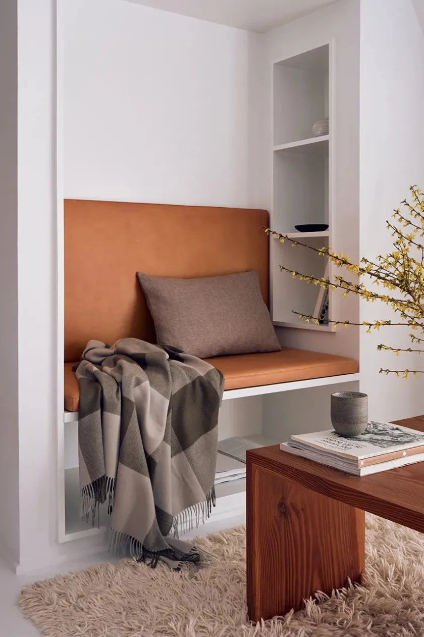 Silkeborg Uldspinderi Santa Fe Plaid, umber fra> Gaver Til Hende|Puder Og Plaider