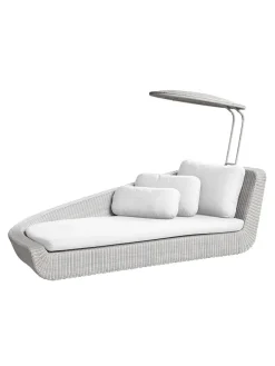 Cane-line Savannah Daybed, højre i hvid/grå fra><noscript><img width=