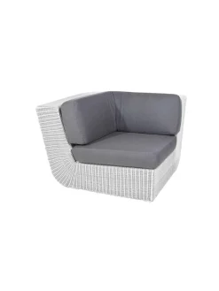 Cane-line Savannah Modulsofa hjørne, hvid/grå fra><noscript><img width=