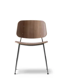 Fredericia Furniture Søborg Stol, stålstel af Børge Mogensen><noscript><img width=