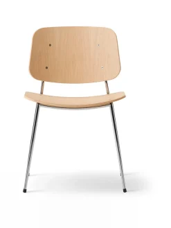 Fredericia Furniture Søborg Stol, stålstel af Børge Mogensen><noscript><img width=
