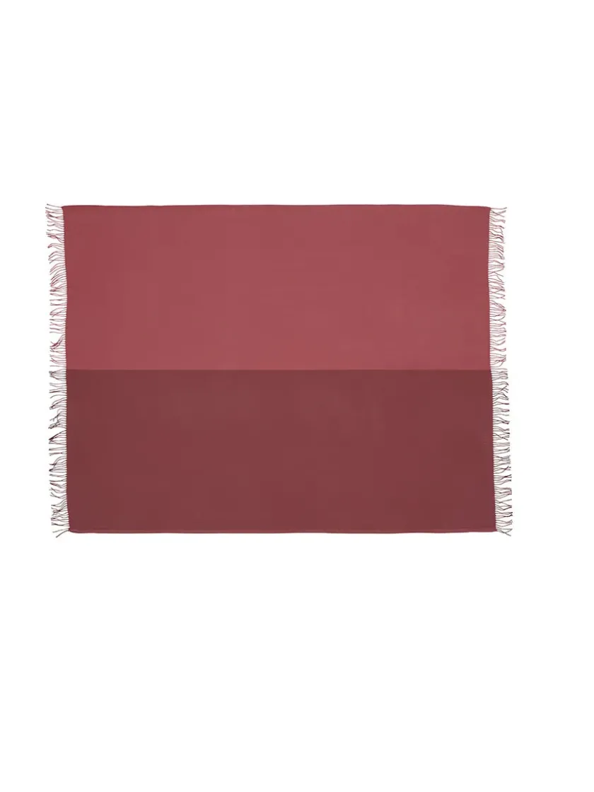 Silkeborg Uldspinderi Secret Plaid, beetroot/rhubarb fra> Puder Og Plaider