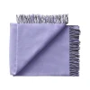 Silkeborg Uldspinderi Secret Plaid, clay/lilac fra> Puder Og Plaider